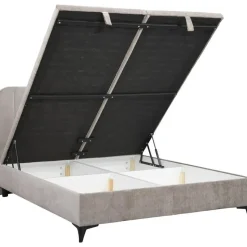 Bed Lizz met opbergruimte - greige - 180x200 cm