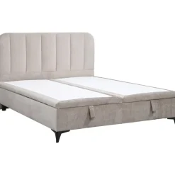 Bed Lizz met opbergruimte - greige - 140x200 cm