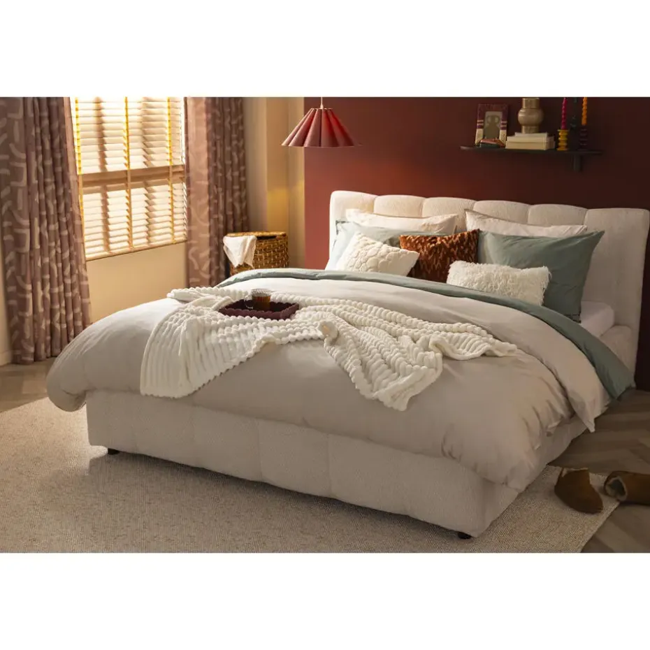 Bed Maudy - ecru - 160x200 cm