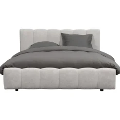 Bed Maudy - lichtgrijs - 180x200 cm