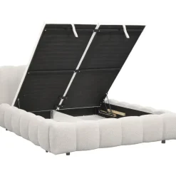 Bed Maudy met opbergruimte - ecru - 160x200 cm