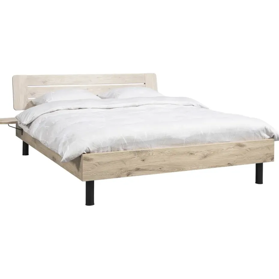 Bed Nova - eikenkleur - 180x200 cm