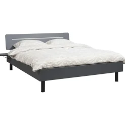 Bed Nova - grafietkleur - 160x200 cm