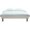 Bed Nova - kiezelkleur - 160x200 cm