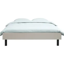 Bed Nova - kiezelkleur - 160x200 cm