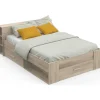 Bed Polly 140 x 200 cm-Kronberg eik