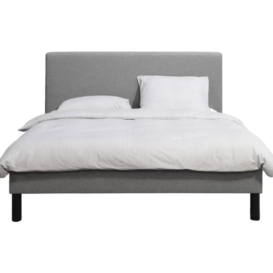 Bed Stijn - grijs - 140x200 cm