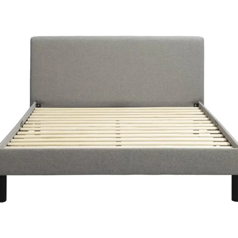Bed Stijn - grijs - 140x200 cm