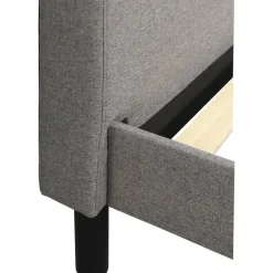 Bed Stijn - grijs - 140x200 cm