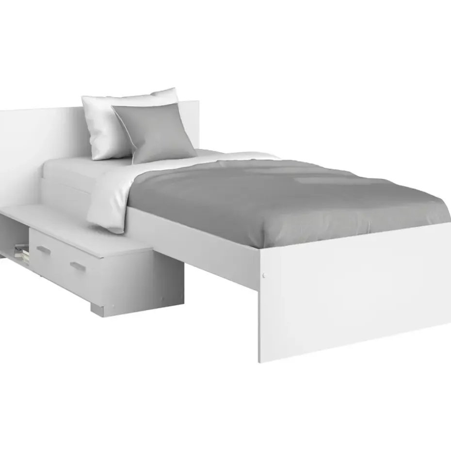 Bed Timo - wit - 90x200 cm