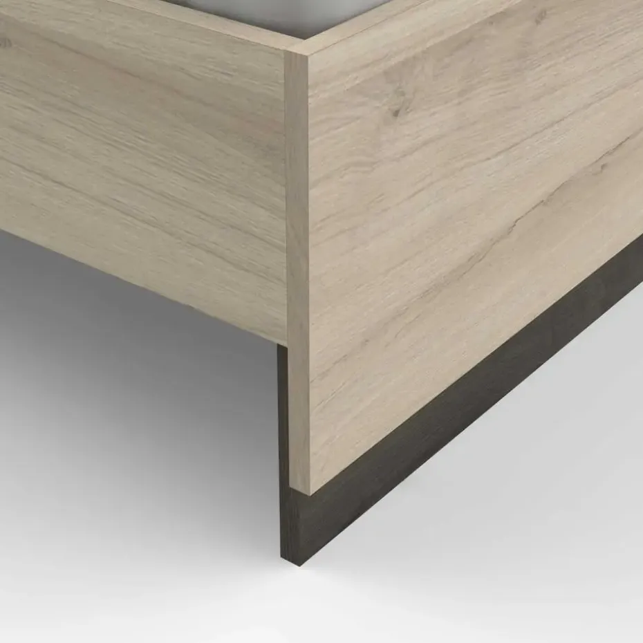 Bed Waylon 160 x 200 cm-Kronberg eik/Waterford eik