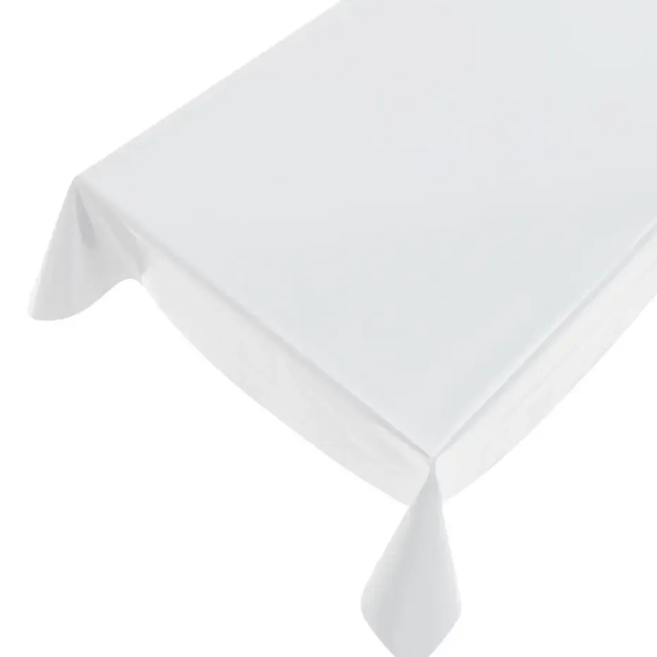Bellatio design Tafelzeil - wit - 140 x 175 cm