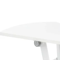 BENDI - Bureau inklapbaar - Wit - 90 x 64 cm - Metaal