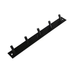 Benson Wand kapstok - 5 haken - RVS - 32 cm - ruimtebesparend