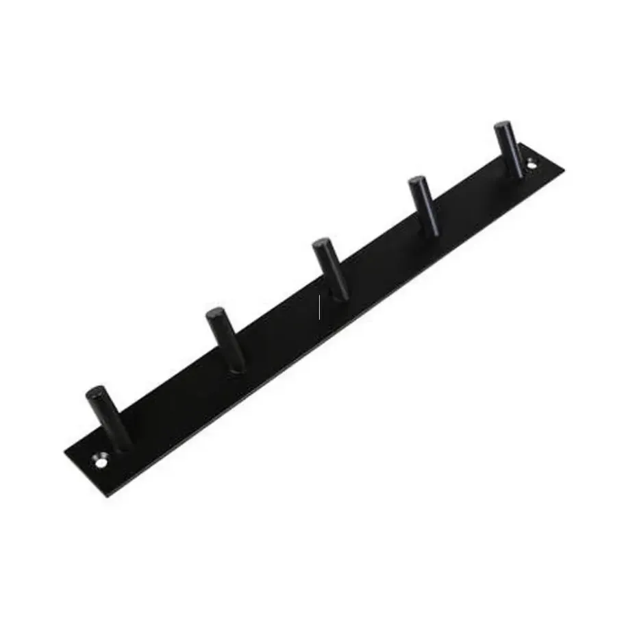 Benson Wand kapstok - 5 haken - RVS - 32 cm - ruimtebesparend