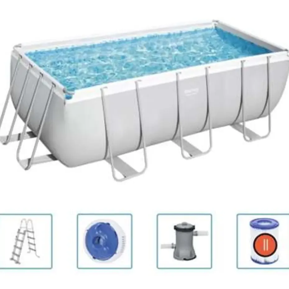 Bestway - Zwembad - Staal - 412 x 201 x 122 cm