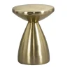 Bijzettafel Amara - goudkleurig - 48xØ36 cm