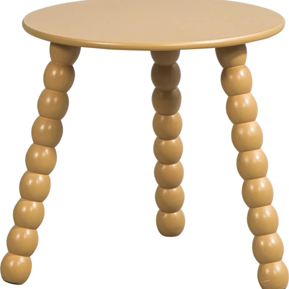 Bijzettafel Avila - bruin - 40xØ40 cm