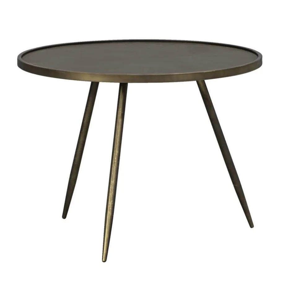 Bijzettafel Gianni - goudkleurig - 45xØ60 cm