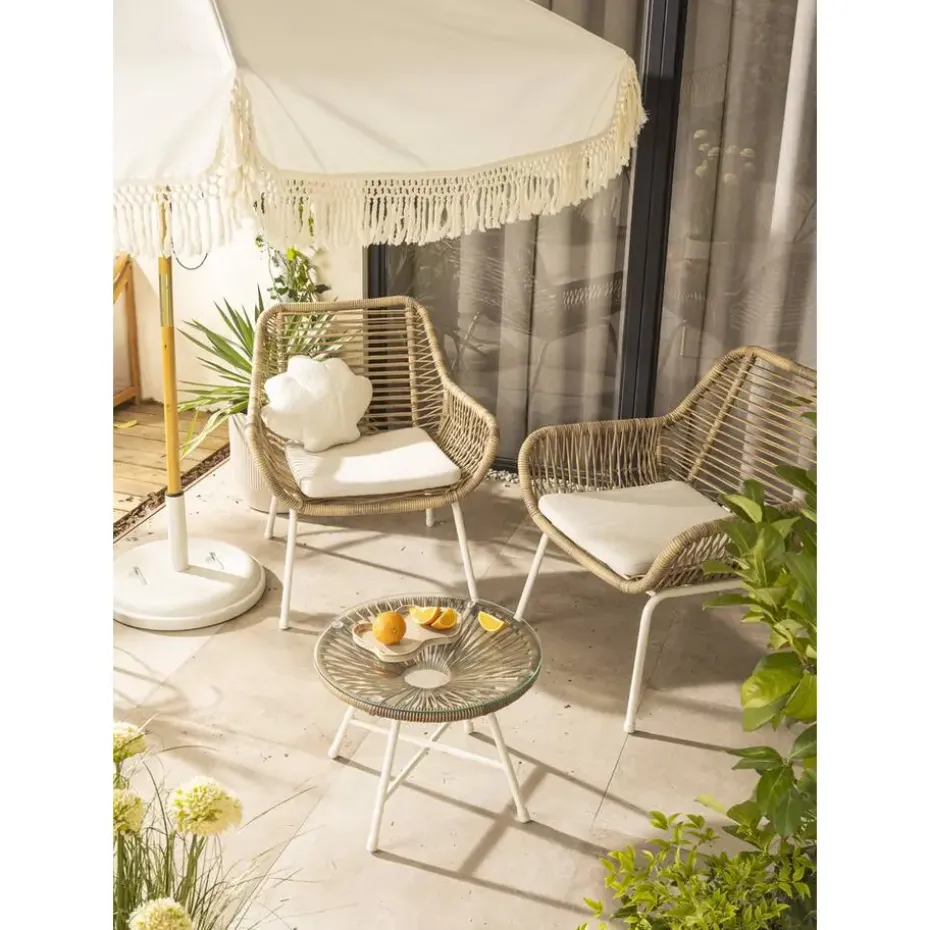 Bijzettafel Grand - zand - 36xØ60 cm