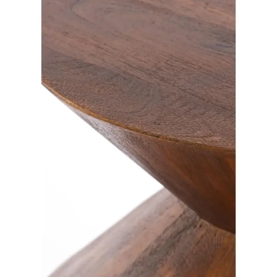 Bijzettafel Larus - Hout - Ø40cm