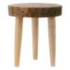 Bijzettafeltje Decowood - hout - D31 x H32 cm
