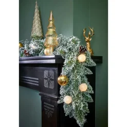 Black Box Trees Kaprun Guirlande met Verlichting - L270 x Ø25 cm - Goud