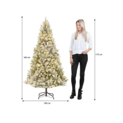 Black Box Trees Nagoya Kunstkerstboom met Verlichting - H180 x Ø108 cm
