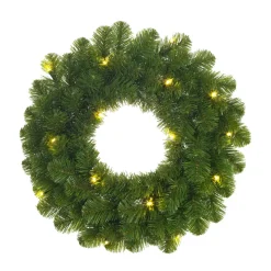 Black Box Trees Norton Kerstkrans met LED Ø60 cm Groen