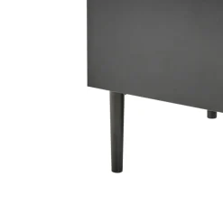 BLYTHE- Ladekast 4 lades - Zwart/Bruin - MDF