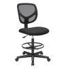 Bobbel Home - Ergonomische bureaustoel - Verstelbare voetsteun - Zwart