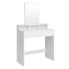 Bobbel Home - Kaptafel met rechthoekige spiegel - Wit