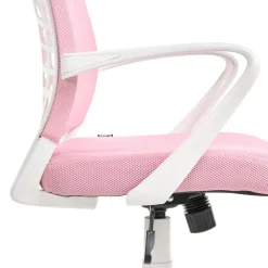 BONNY - Bureaustoel - Roze - Polyester