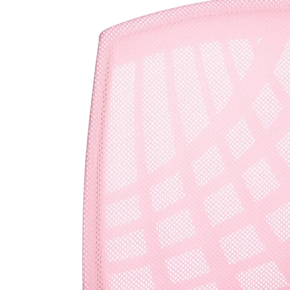 BONNY - Bureaustoel - Roze - Polyester