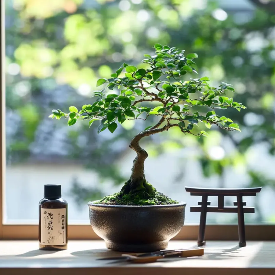 Bonsai - Carmona microphylla - Hoogte 20-30cm - ⌀15cm