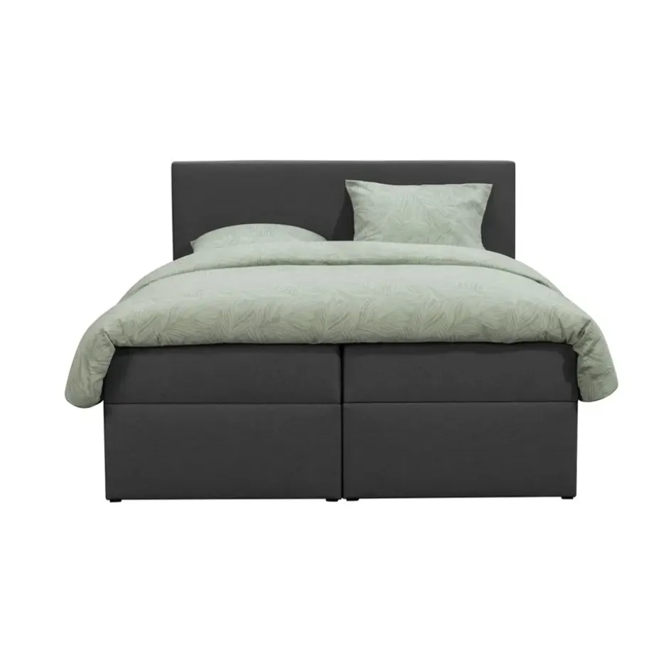 Boxcombinatie met opbergruimte Orebro 6-delig - antraciet - 180x200 cm