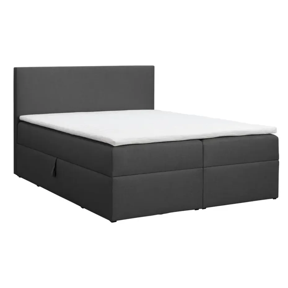 Boxcombinatie met opbergruimte Orebro 6-delig - antraciet - 160x200 cm