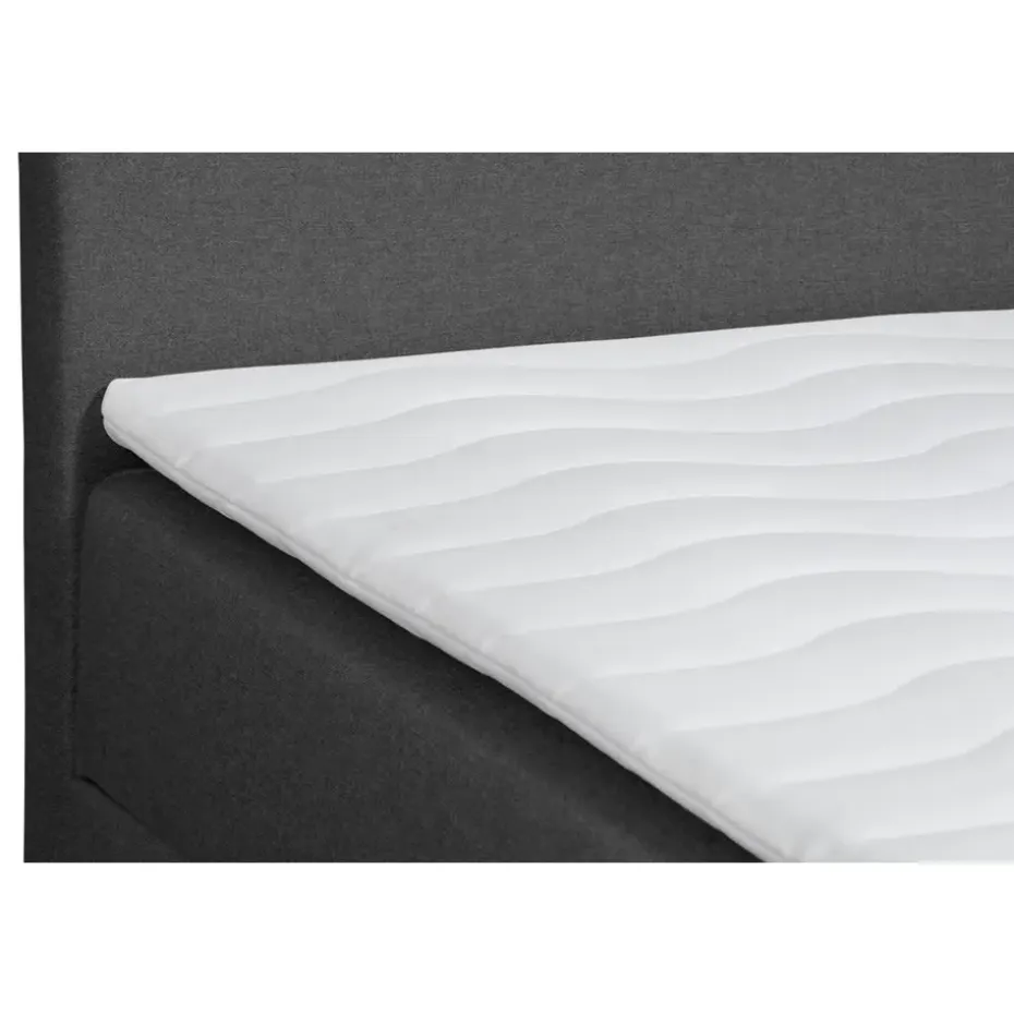 Boxcombinatie met opbergruimte Orebro 6-delig - antraciet - 160x200 cm