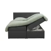 Boxcombinatie met opbergruimte Orebro 6-delig - antraciet - 140x200 cm