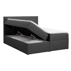 Boxcombinatie met opbergruimte Orebro 6-delig - antraciet - 140x200 cm