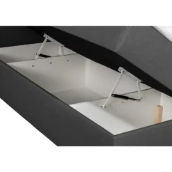 Boxcombinatie met opbergruimte Orebro 6-delig - antraciet - 140x200 cm