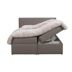 Boxcombinatie met opbergruimte Orebro 6-delig - taupe - 160x200 cm