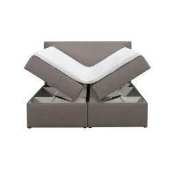 Boxcombinatie met opbergruimte Orebro 6-delig - taupe - 160x200 cm