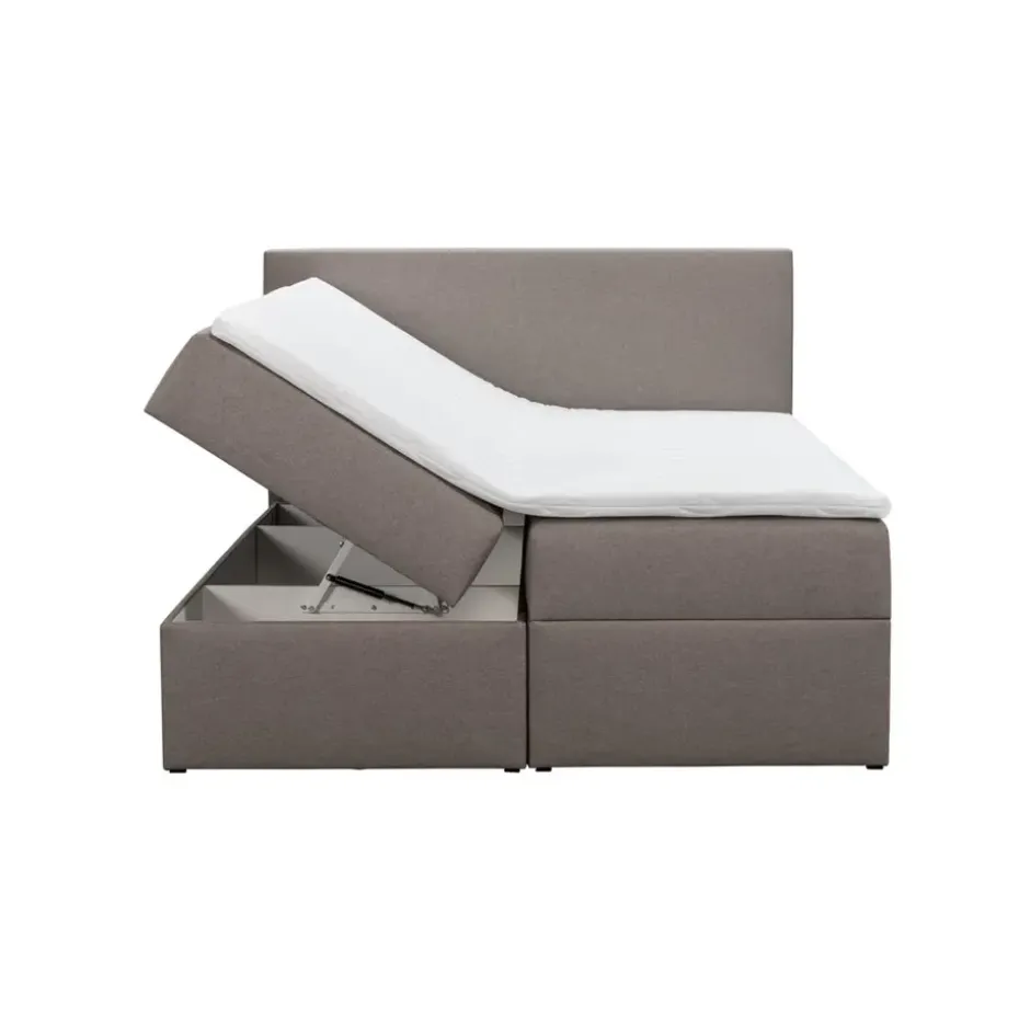 Boxcombinatie met opbergruimte Orebro 6-delig - taupe - 160x200 cm