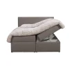 Boxcombinatie met opbergruimte Orebro 6-delig - taupe - 140x200 cm
