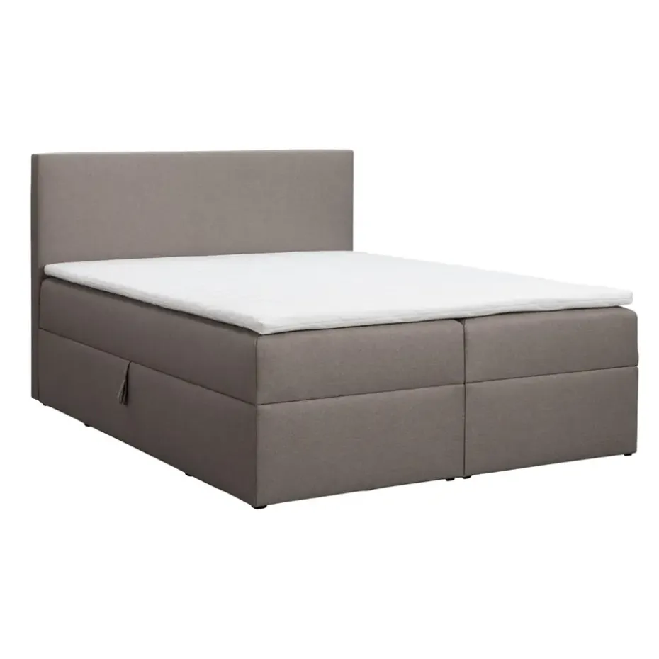 Boxcombinatie met opbergruimte Orebro 6-delig - taupe - 140x200 cm