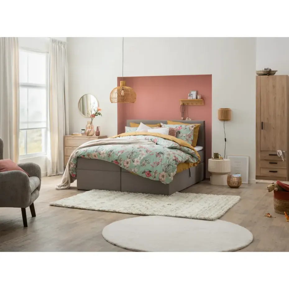 Boxcombinatie Orebro 6-delig - taupe - 180x200 cm