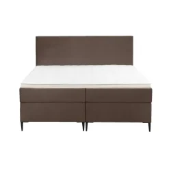 Boxspring Liv egaal - bruin - 180x200 cm - slanke poot