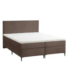 Boxspring Liv egaal - bruin - 180x200 cm - slanke poot