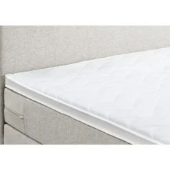 Boxspring Liv egaal - ecru - 120x200 cm - ronde poot